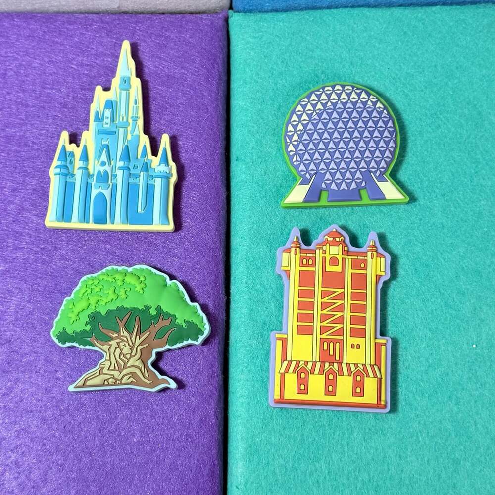 Disney Parks Icon Shoe Charms Set of 4